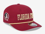 Florida State Seminoles Wordmark Rope New Era 9SEVENTY Stretch-Snap Hat Cap