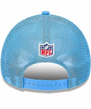 Houston Oilers 2024 Sideline Historic Trucker Rope A-Frame New Era 9FORTY Adjustable Snapback Hat Cap