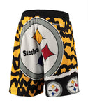 Pittsburgh Steelers Official NFL Mitchell & Ness Jumbotron 2.0 Sublimated Shorts