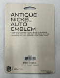 San Francisco 49ers Antique Nickel Auto Emblem