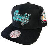 San Antonio Spurs Official Mitchell & Ness 25th Anniversary Hardwood Classic SnapBack Hat