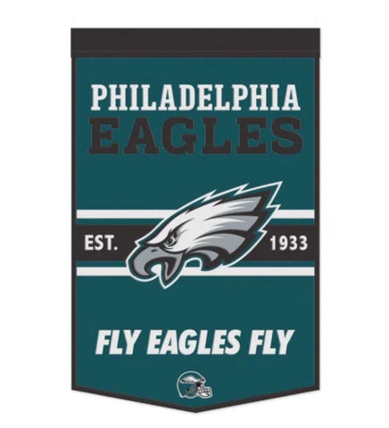 Philadelphia Eagles 24”x38” Established Wool NFL Banner