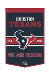 Houston Texans 24”x38” Established Wool NFL Banner