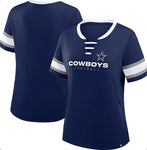 Dallas Cowboys Woman’s Fanatics Bling Draw Play Fashion Jersey