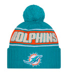 Miami Dolphins NFL 2024 Sideline New Era Beanie - Teal