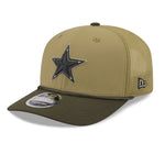 Dallas Cowboys 2025 New Era 9SEVENTY Salute to Service Sideline SnapBack Hat