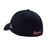 Atlanta Braves Official Navy New Era 39THIRTY Flex-Fit Hat