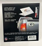 Miami Dolphin’s Color Aluminum Auto Emblem W/ Adhesive Tape Backing