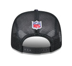 Denver Broncos 2024 Crucial Catch New Era 9SEVENTY Adjustable Stretch-Snap Trucker Hat
