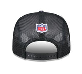Denver Broncos 2024 Crucial Catch New Era 9SEVENTY Adjustable Stretch-Snap Trucker Hat
