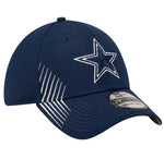 Dallas Cowboys 2024 New Era 39THIRTY Active Navy Flex Fit Cap