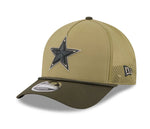 Dallas Cowboys 2025 New Era 9FORTY Salute to Service Sideline SnapBack Hat