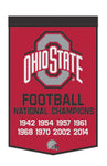 Ohio State Buckeyes 24”x38” Wool Dynasty Champ Banner