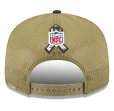 Dallas Cowboys 2025 New Era 9FIFTY Salute to Service Sideline SnapBack Hat