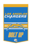 Los Angeles Chargers 24”x38” Established Wool NFL Banner