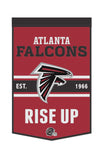 Atlanta Falcons 24”x38” Established Wool NFL Banner