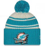 Miami Dolphins 2022 NFL SIDELINE Knit Beanie Hat by New Era