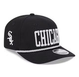 Chicago Whitesox Wordmark Rope New Era 9SEVENTY Stretch-Snap Hat Cap