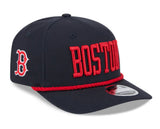Boston Red Sox Wordmark Rope New Era 9SEVENTY Stretch-Snap Hat Cap