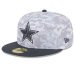 Dallas Cowboys Salute To Service New Era 59FIFTY Fitted Digital Camo Hat