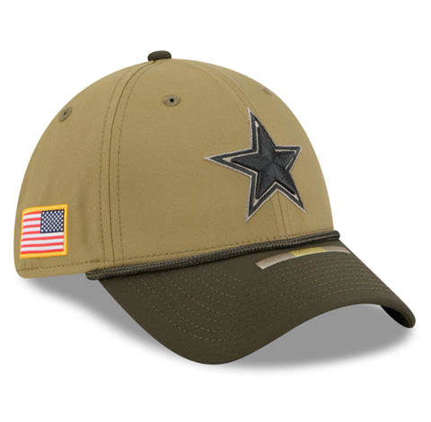 Dallas Cowboys New Era 39THIRTY 2025 Salute to The Service Flex fit Cap