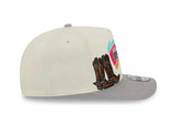 San Antonio Spurs New Era Cream “Boots” HWC 2-Toned Pre-Curved A-Frame 9FIFTY Adjustable Hat