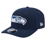 Seattle Seahawks Official Navy New Era 9SEVENTY Snapback Hat