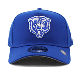 Chicago Bears Royal Blue A-Frame New Era 9FORTY Adjustable SnapBack