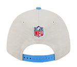 Houston Oilers 2024 Sideline Historic Gridiron Classics New Era 9FORTY Hat - Stone/Light Blue