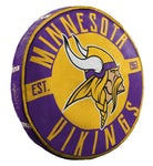 Minnesota Vikings Double Sided 15” Round Cloud Pillow