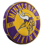 Minnesota Vikings Double Sided 15” Round Cloud Pillow