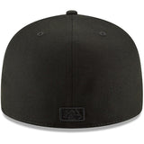Los Angeles Dodgers Secondary Logo Black Out New Era 59FIFTY Fitted Hat