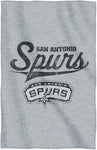 San Antonio Spurs 54X84 Inch Distressed Look Sweatshirt Material Throw Blanket