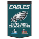 Philadelphia Eagles 24”x38” Wool Dynasty Champ Banner