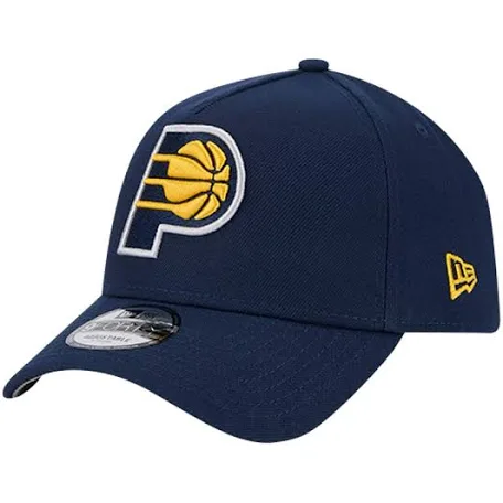 Indiana Pacers Navy A-Frame New Era 9FORTY Snapback Hat
