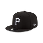 Pittsburgh Pirates New Era 9FIFTY Snapback Hat - Black/White