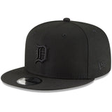Detroit Tigers Black-Out New Era 9FIFTY Adjustable SnapBack Hat