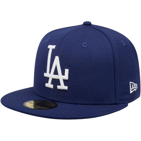 Los Angeles Dodgers Wool Cooperstown Collection New Era 59FIFTY Fitted Hat - Royal Blue