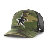 Dallas Cowboys ‘47 Brand “Camo” Trucker Mesh Snapback Hat