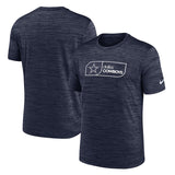 Dallas Cowboys Navy Velocity Performance Nike Dri-FIT Tee