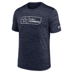 Dallas Cowboys Navy Velocity Performance Nike Dri-FIT Tee