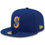 Seattle Mariners Royal Blue Official New Era 59FIFTY Fitted Hat