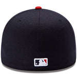 Atlanta Braves Two Tone Authentic Collection New Era 59FIFTY Fitted Hat - Navy/Red