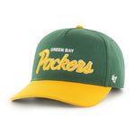 Green Bay Packers '47 Two-Tone Crosstown Green/Gold Hitch Snapback Hat