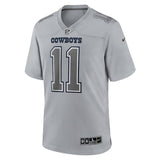 Micah Parsons Dallas Cowboys Atmosphere Fashion Nike Game Jersey - Gray