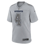 Dak Prescott Dallas Cowboys Atmosphere Fashion Nike Game Jersey - Gray