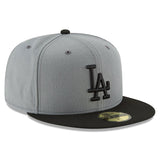 Los Angeles Dodgers Storm Gray Collection New Era 59FIFTY Fitted Hat