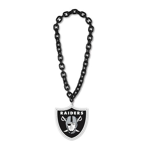 Las Vegas Raiders Wincraft Oversized Fan Chain Logo Necklace