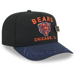Chicago Bears 2025 NFL Draft New Era 59FIFTY Fitted Hat - Black/Navy