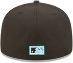 Florida Marlins Cloud Bottom Black 2003 World Series Side Patch New Era 59Fifty Fitted Hat